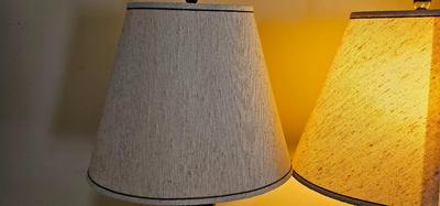Frederick Cooper Style MCM Asian stylized ceramic lamps Mid-century Modern