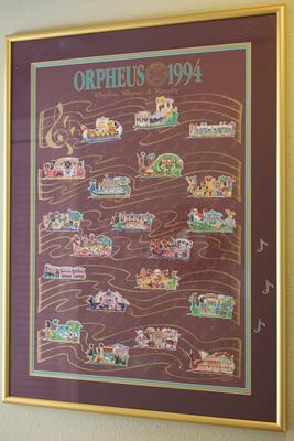 Framed Orpheus 1994 SIGNED By Harry Connick Jr.