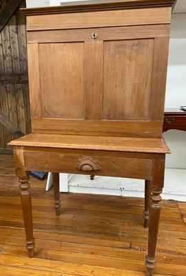 Antique Secretary Desk with Key
