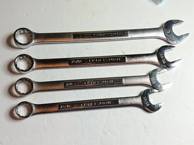 Craftsman Wrenches - 15/16 - 7/8 - 13/16 - 1" CRAFTSMAN TOOLS