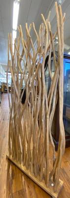 Large Wooden Room Divider Lot Two