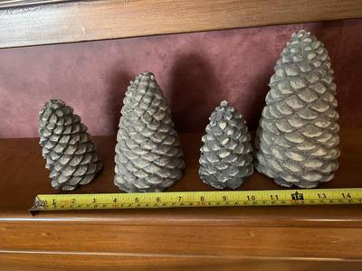 Decorative pine cones