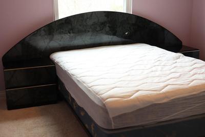 Vintage Italian Bed Frame W/ Two Nightstands (See Description)