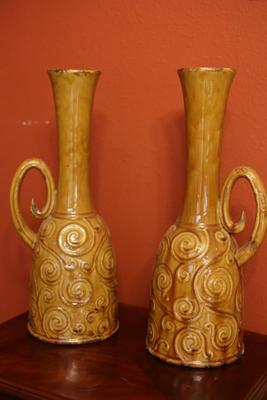Two 18â€ Decorative Vases (2)