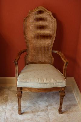 Cane Back Dining Arm Chair