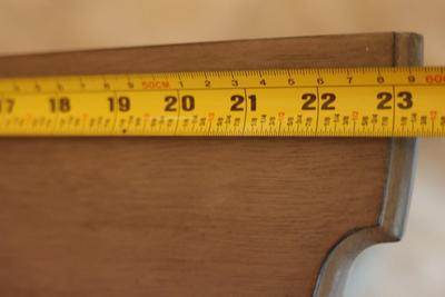 One Drawer Half Moon Table