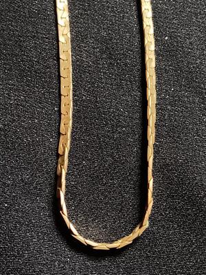 12KGold chain necklace Marked 12K 7.30 grams.
