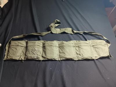 Military issued Ammunition Bandoleer with Cal. 30 AP M2 8 round clips ARMOR Piercing Ammunition