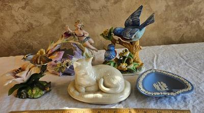 Collect of porcelain figures, includes Wedgwood Lot #1
