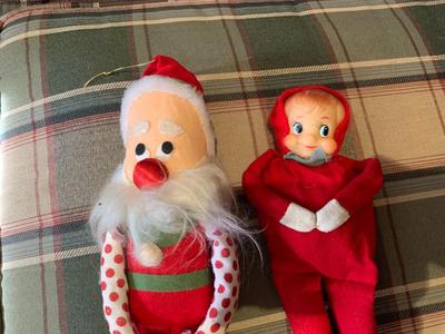 VIntage Christmas Pixies, Original Elf on a Shelf!
