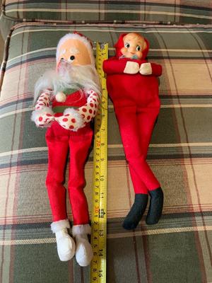 VIntage Christmas Pixies, Original Elf on a Shelf!