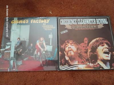 LP Albums - Creedance Clearwater - chronical and Cosmo's Factory - Records