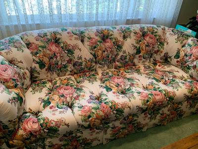 Buatta Style Cottage Core Floral chintz sofa