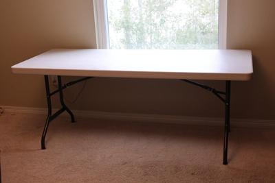 Folding 71â€ Long Table