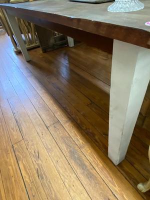 Large Farmhouse Style Wooden Table