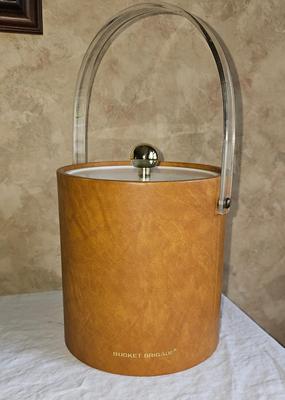 Vintage MCM Ice Bucket "Bucket Brigade"