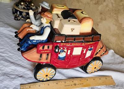Wells Fargo Stagecoach Cookie Jar