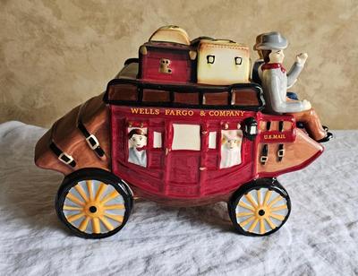 Wells Fargo Stagecoach Cookie Jar