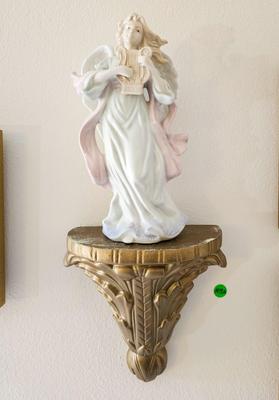 Porcelain Angel on Corbel