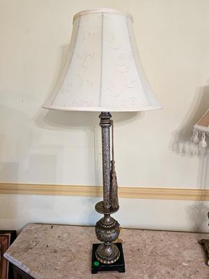 Contemporary Lamp with Tassel