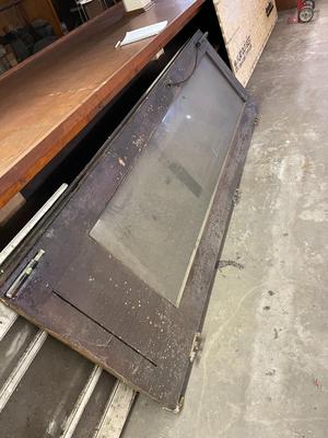 Pair of Vintage Single Pane Doors