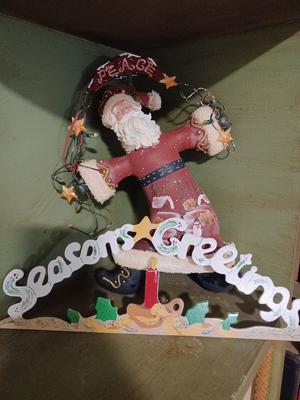 christmas hat/stocking decor lot