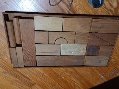 Building blocks wooden