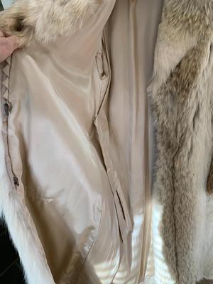 Mobster wife chic Full length fur coat