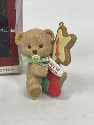 Hallmark Ornament - Child's Age Collection - Baby's First Christmas - Bear with Star and Stocking