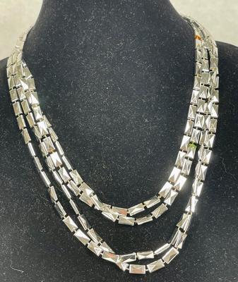 Very Shiny and Lightweight Necklace double strand - unknown maker