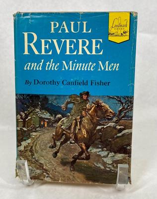 PAUL REVERE AND THE MIDDLE MEN by Doroty Canfield Fisher - a Random House Landmark Books History series