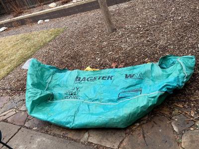 BAGSTER FOR CURB SIDE PICK UP DISPOSAL