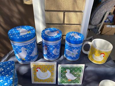 FARM KITCHEN TIN ITEMS