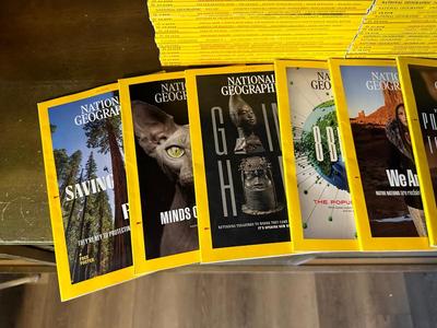 NATIONAL GEOGRAPHIC MAGAZINES