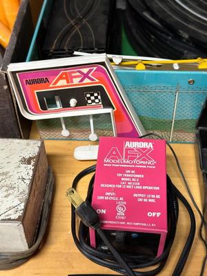 AURORA AFX VINTAGE TOY RACE CARS & TRACK