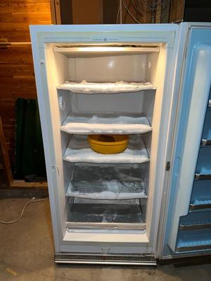 GENERAL ELECTRIC UPRIGHT FREEZER
