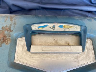 VINTAGE FISHING ðŸŽ£ POLES AND LOADED TACKLE BOX