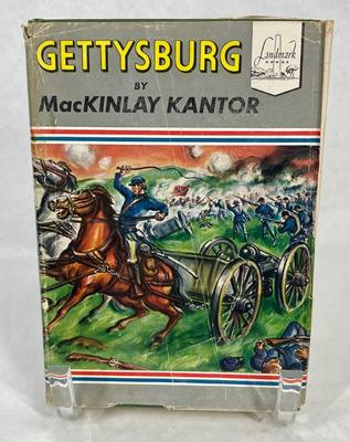 Gettysburg by McKinlay Kantor Landmark Books, History Series vintage Childrenâ€™s Book