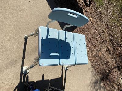 NEW WHEELCHAIR AND A SHOWER SEAT