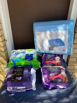 ADULT UNDER GARMENTS AND CONTOURED SEAT PADDING