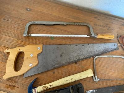 HANDS SAWS AND OTHER WOOD WORKING TOOLS