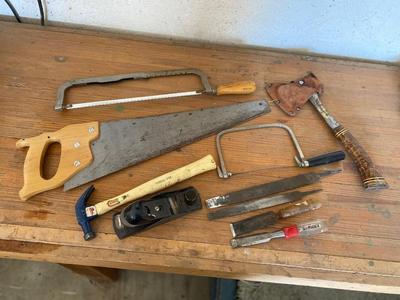 HANDS SAWS AND OTHER WOOD WORKING TOOLS