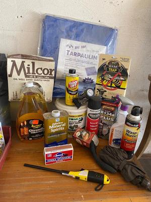 GARAGE/HOUSEHOLD CHEMICALS AND MORE