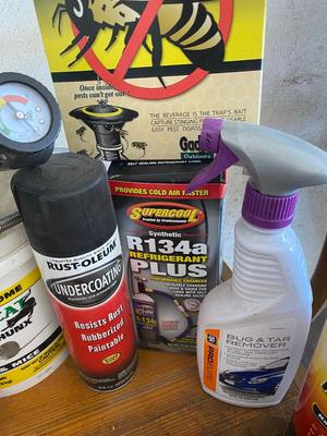 GARAGE/HOUSEHOLD CHEMICALS AND MORE