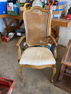 CHAIRS AND A LARGE END TABLE