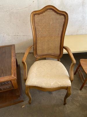 CHAIRS AND A LARGE END TABLE