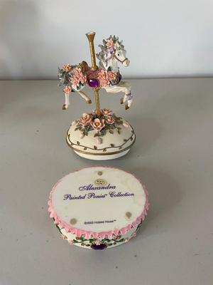 Three Carousel Music Boxes