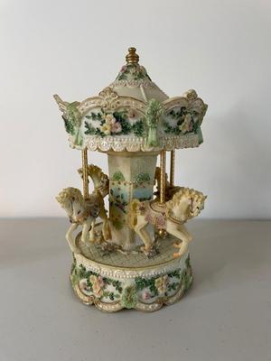 Three Carousel Music Boxes