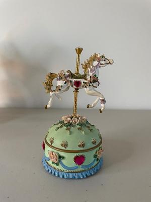 Three Carousel Music Boxes