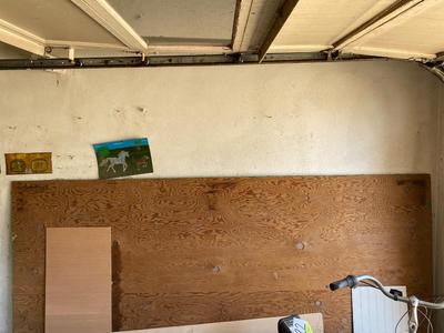 LARGE PIECE OF PLYWOOD AND SCRAPS